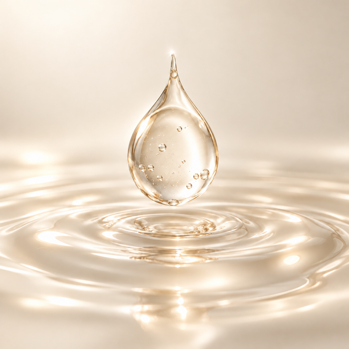 Illustration conceptuelle volufiline en tons ivoire et champagne — ELNÉ